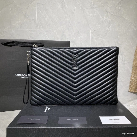 REP MONOGRAM CLUTCH YSL 0712